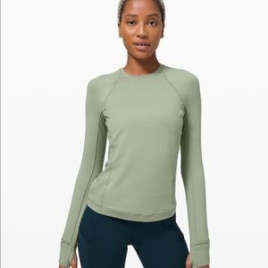 Navy blue lululemon rulu long sleeve